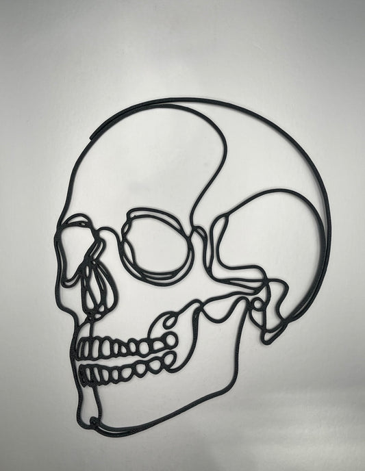 skull outline wall decor!