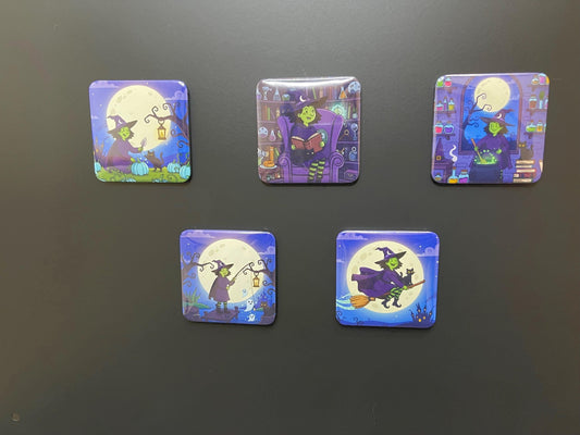 Halloween themed magnets!