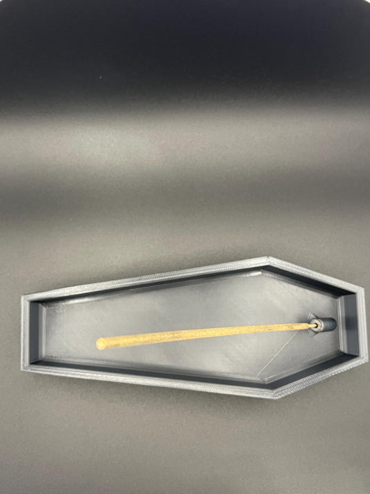 coffin incense holder!