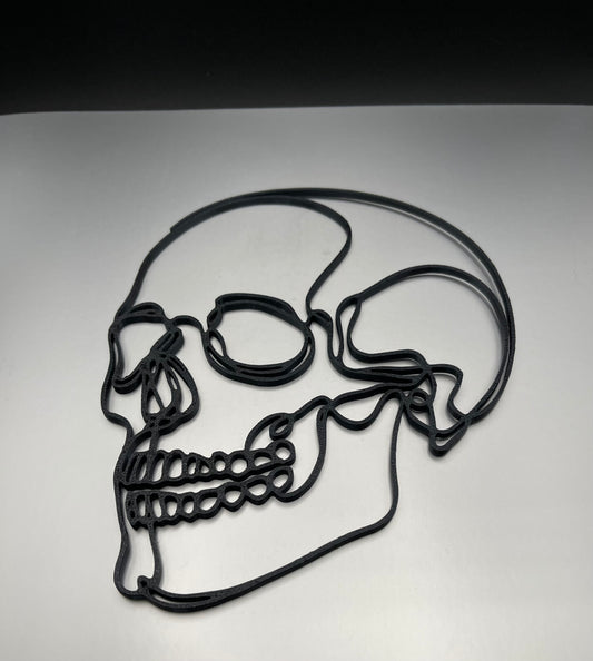 skull outline wall decor!