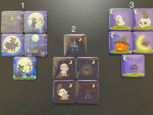 Halloween themed magnets!