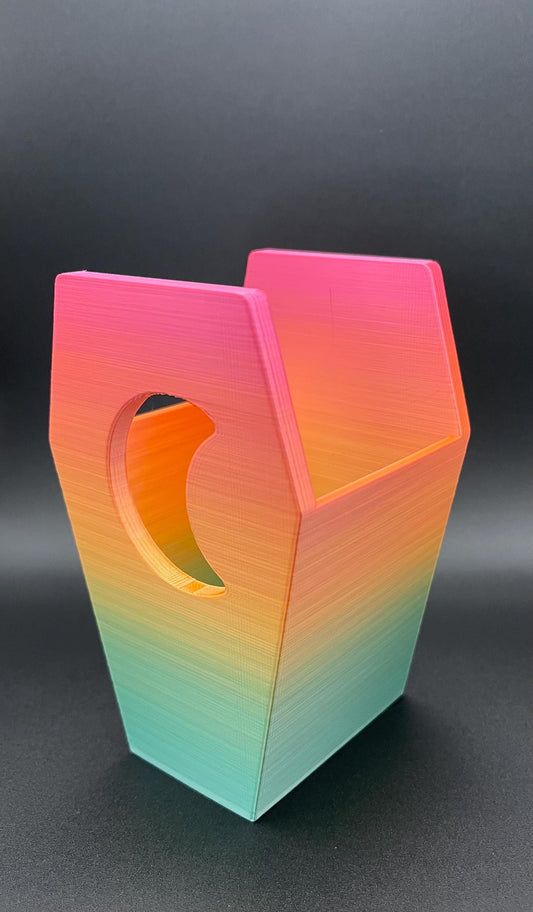 coffin makeup brush/desk organizer!